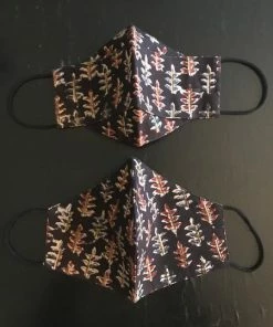 CollardManson Masks Pack Of 2 Leaf