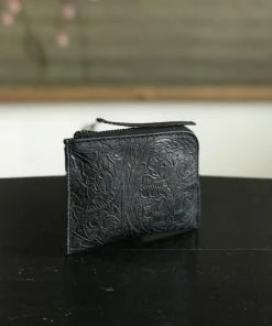 CollardManson Black Weathered Tool Leather Wallet