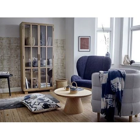 CollardManson Cotton Throw Blue Tie Dye 3 CollardManson Cotton Throw Blue Tie Dye