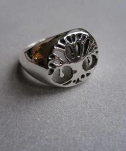 CollardManson Tree Of Life Ring Silver
