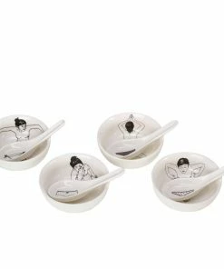 Pols Potten Schalen Set Undressed Mit Loffeln 4 Er Set