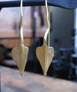 CollardManson Old Plated 925 Silver Tribal Earrings