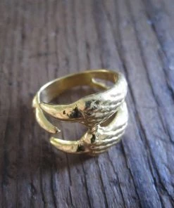 CollardManson Gold Plated Claw Ring