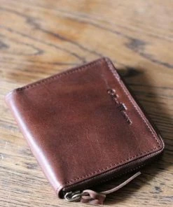 CollardManson Brown Square Wallet