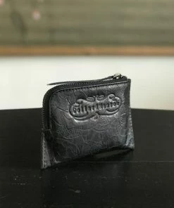 CollardManson Black Weathered Tool Leather Wallet