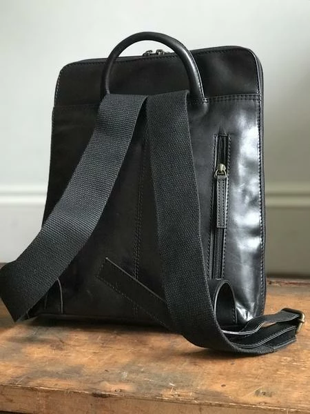 CollardManson Backpack Black Croc 4 CollardManson Backpack Black Croc