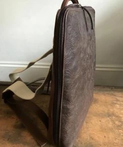 CollardManson Backpack Brown Floral