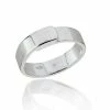 CollardManson 925 Solid Silver Overlap Band