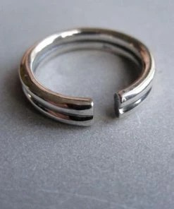 CollardManson 925 Silver Open Ring