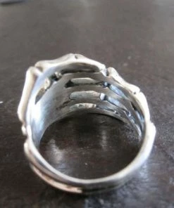 CollardManson Silver Skeleton Ring