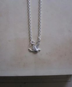 CollardManson Silver Little Bird Necklace