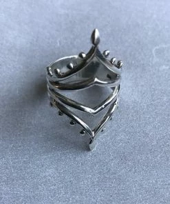 CollardManson 925 Silver Mendi Ring