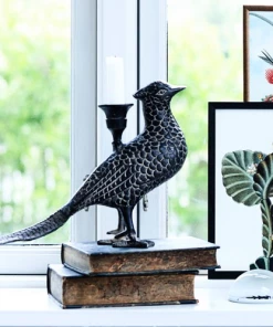 CollardManson Pheasant Candlestick