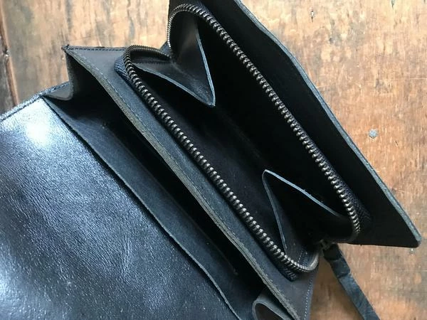 CollardManson Classic Wallet Black Floral 3 CollardManson Classic Wallet Black Floral