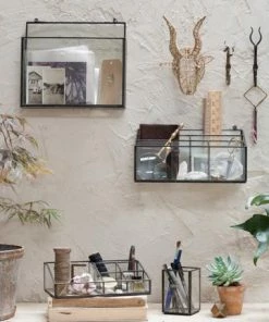 CollardManson Taborah Desk Organiser Antique Black