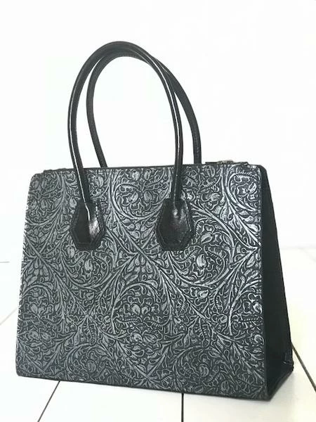 CollardManson Silver Tooled Elizabeth Bag 3 CollardManson Silver Tooled Elizabeth Bag