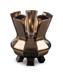 Pols Potten Jarrón Puyi Bronze