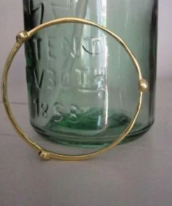 CollardManson Gold Plated Tri Stone Bracelet