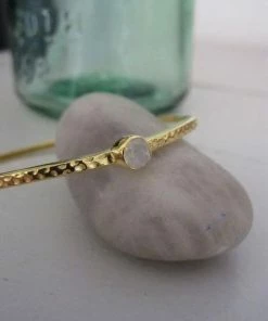 CollardManson Gold Plated Tri Stone Bracelet