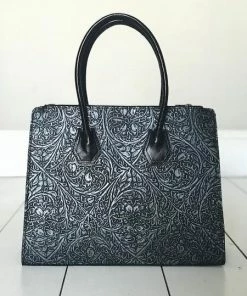 CollardManson Silver Tooled Elizabeth Bag