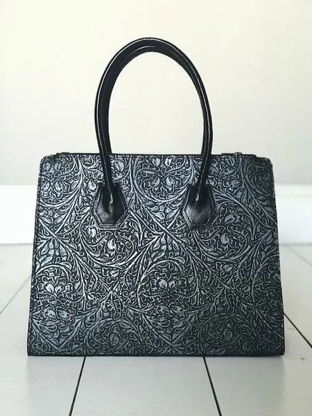 CollardManson Silver Tooled Elizabeth Bag 4 CollardManson Silver Tooled Elizabeth Bag