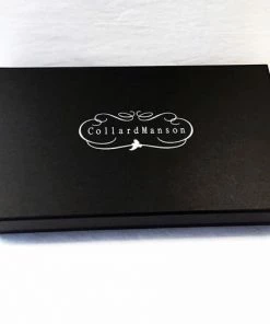 CollardManson Black Crocodile Zipped Purse