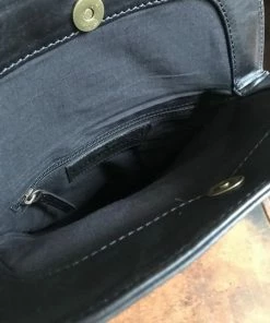 CollardManson Anya Bag Black Croc