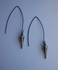 CollardManson Silver Shanku Earrings