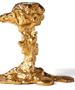 Pols Potten Gold Drip Candle Holder - Small