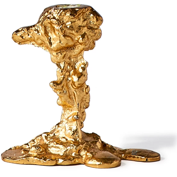 Pols Potten Gold Drip Candle Holder - Small 4 Pols Potten Gold Drip Candle Holder - Small