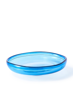 Pols Potten Plato Vidrio Azul Grande