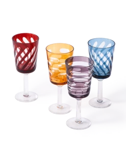 Pols Potten Set De Copas Vino Tubulares Colores