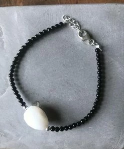 CollardManson Black Onyx And Moonstone Bracelet