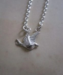 CollardManson Silver Little Bird Necklace