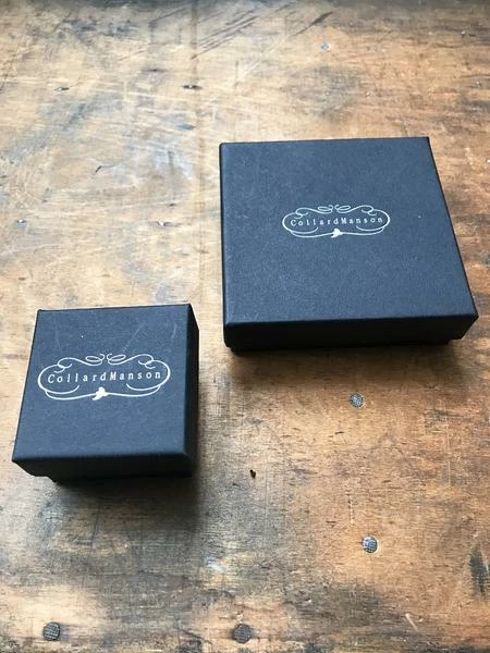 CollardManson Double Hoop Necklace Oxid Gold 5 CollardManson Double Hoop Necklace Oxid Gold