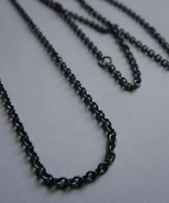 CollardManson Chain Oxidised Silver