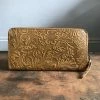 CollardManson Zipped Purse / Wallet- New Tan Floral