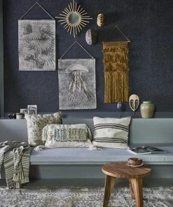 CollardManson Vintage Wall Chart Palm Leaves