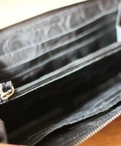 CollardManson Brown Crocodile Wallet