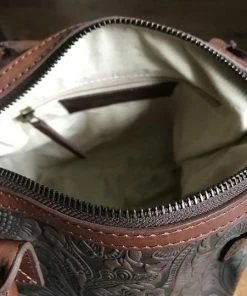 CollardManson Maya Bag Brown Floral