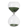 Pols Potten Small Hourglass Ball Sandglass, Green 1 Pols Potten Small Hourglass Ball Sandglass, Green