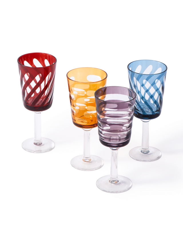 Pols Potten Tubular Wine Glass - 4 colours available 3 Pols Potten Tubular Wine Glass - 4 colours available