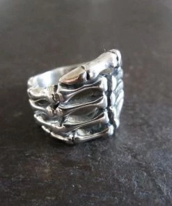 CollardManson Silver Skeleton Ring