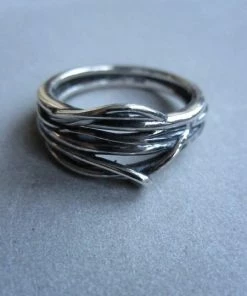 CollardManson Twine 925 Silver Ring