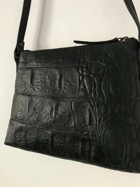 CollardManson Elsie Bag Black Croc Leather 3 CollardManson Elsie Bag Black Croc Leather