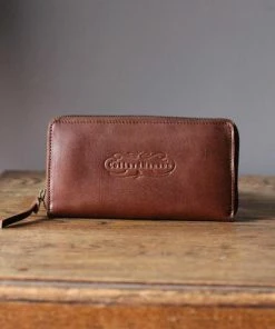 CollardManson Brown Zipped Wallet