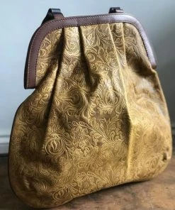 CollardManson Anya Bag Tan Floral