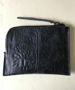 CollardManson Black Crocodile Pattern Leather Wallet