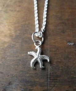 CollardManson 925 Silver Starfish Necklace