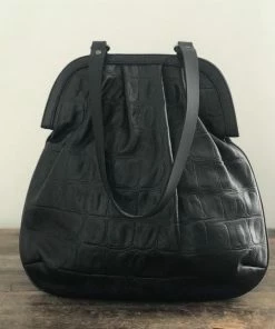 CollardManson Anya Bag Black Croc